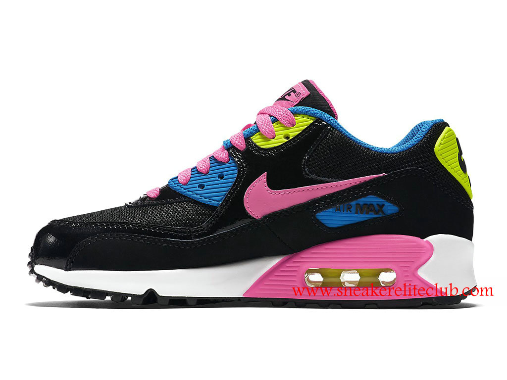 air max 90 noir et rose femme