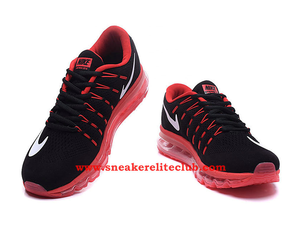Chaussure Homme Nike Air Max 2016 Pas Cher Noir/Rouge/Blanc ... ... Chaussure Homme Nike Air Max 2016 Pas Cher Noir/Rouge/Blanc 806771_A001 ...