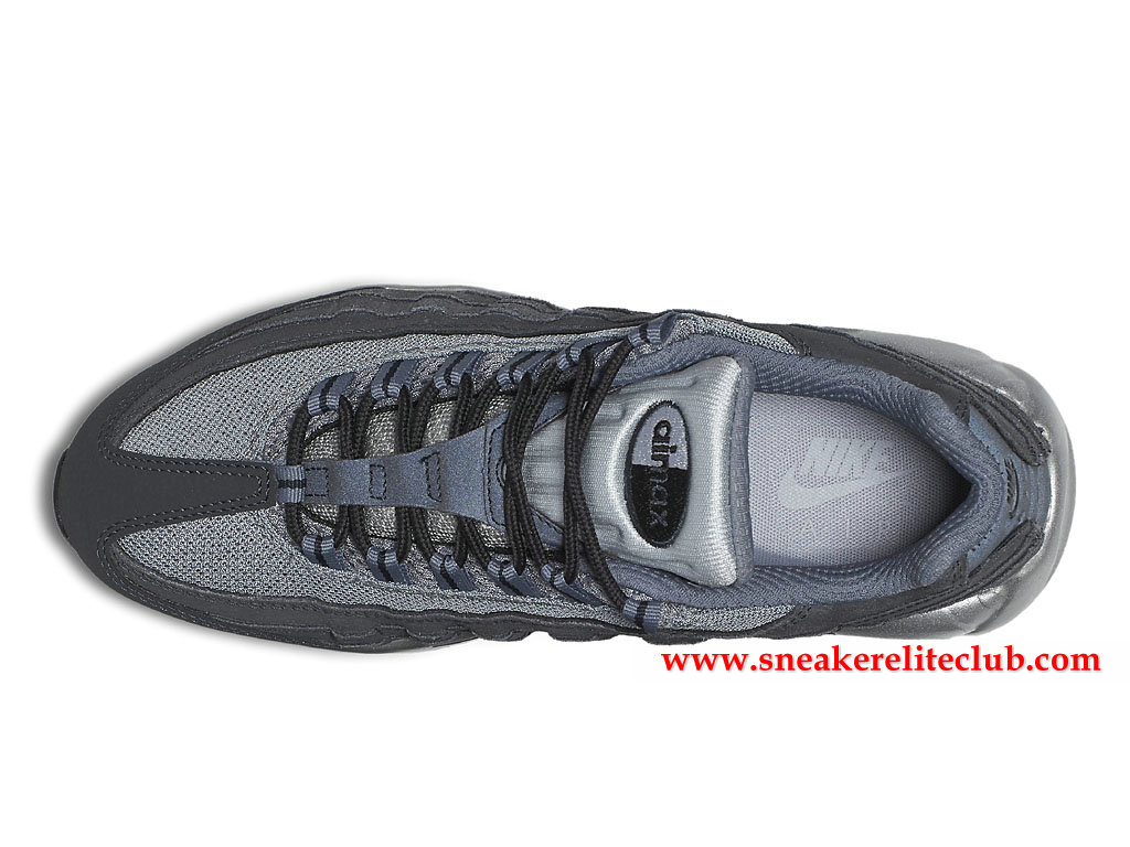... Chaussures De Running Nike Air Max 95 Prix Homme Pas Cher Gris/Argent 538416_002 ...