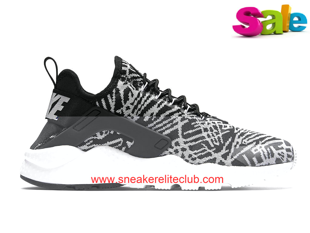 huarache noir blanc