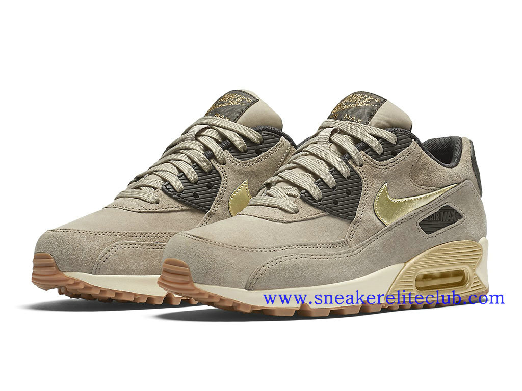 Nike Air Max 90 Chaussure Homme Pas Cher Beige Or Noir 818598_200 ... ... Nike Air Max 90 Chaussure Homme Pas Cher Beige Or Noir 818598_200 ...