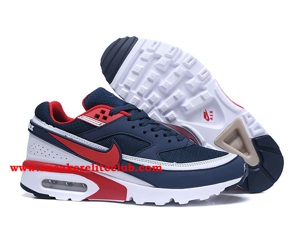 Nike Air Max BW Chaussures De Running Pas Cher Prix Pour Homme Bleu ... ... Nike Air Max BW Chaussures De Running Pas Cher Prix Pour Homme Bleu Rouge Blanc 819475_A008 ...