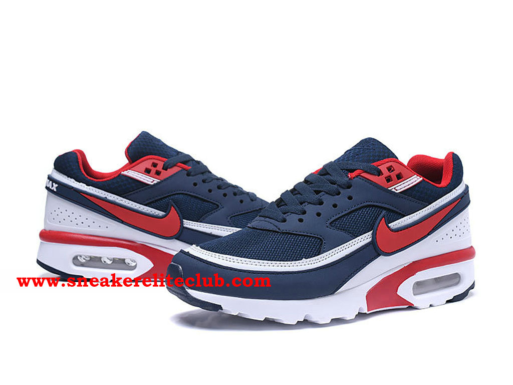Nike Air Max BW Chaussures De Running Pas Cher Prix Pour Homme Bleu ... ... Nike Air Max BW Chaussures De Running Pas Cher Prix Pour Homme Bleu Rouge Blanc 819475_A008 ...