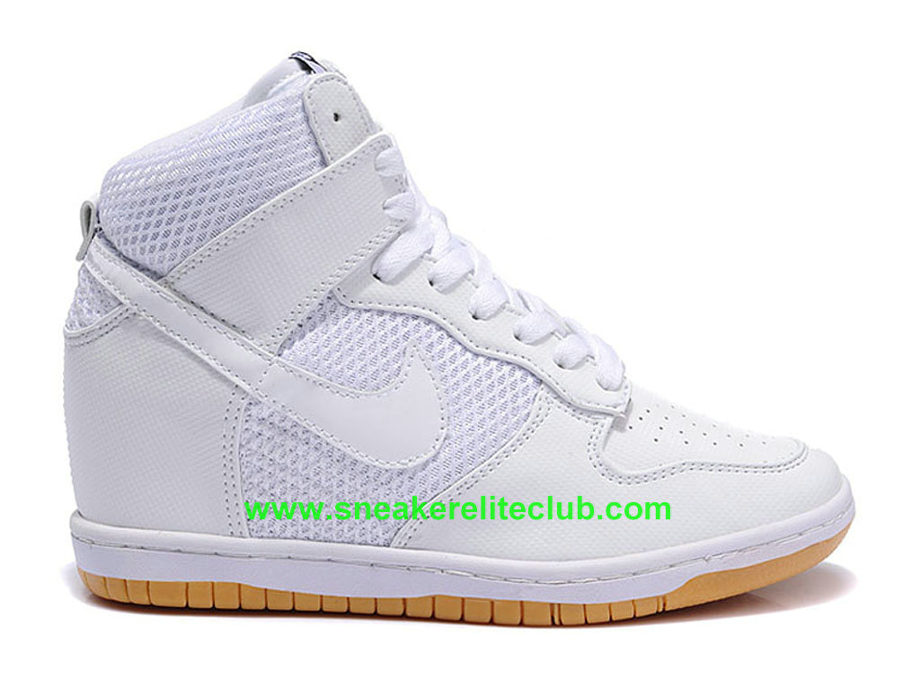 nike dunk sky high femme blanche