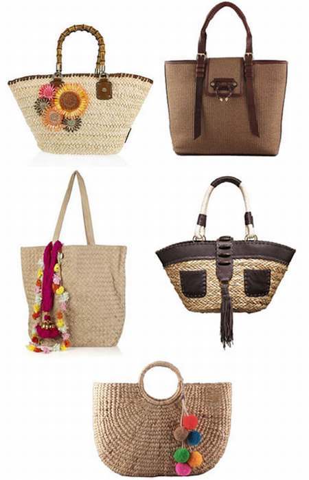 sac panier osier